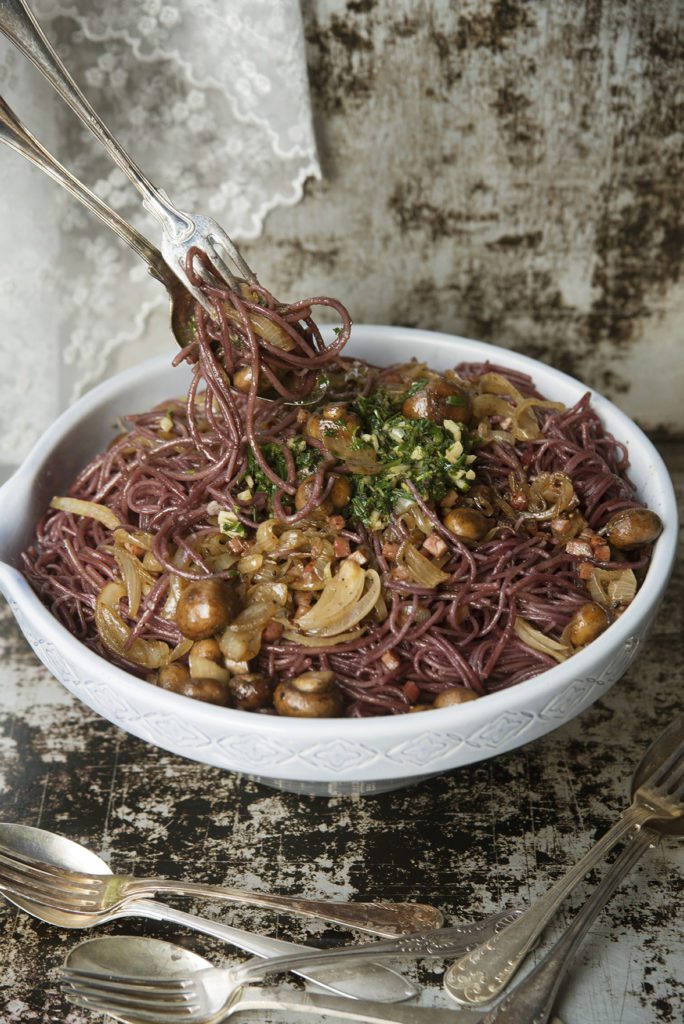 recept, vinkoktpasta, kokbok, mat och vin, Anette Rosvall