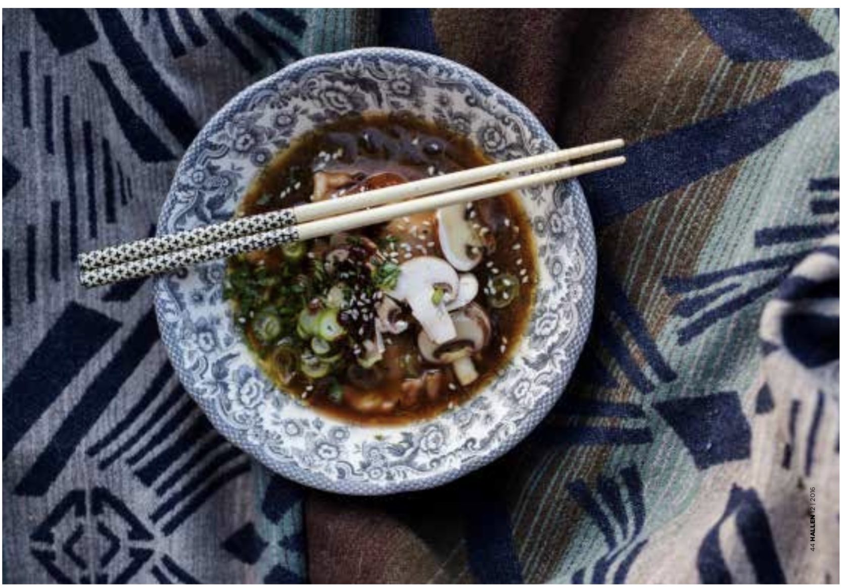 asiatiskt, recept, buljong, gomadressing, soppa
