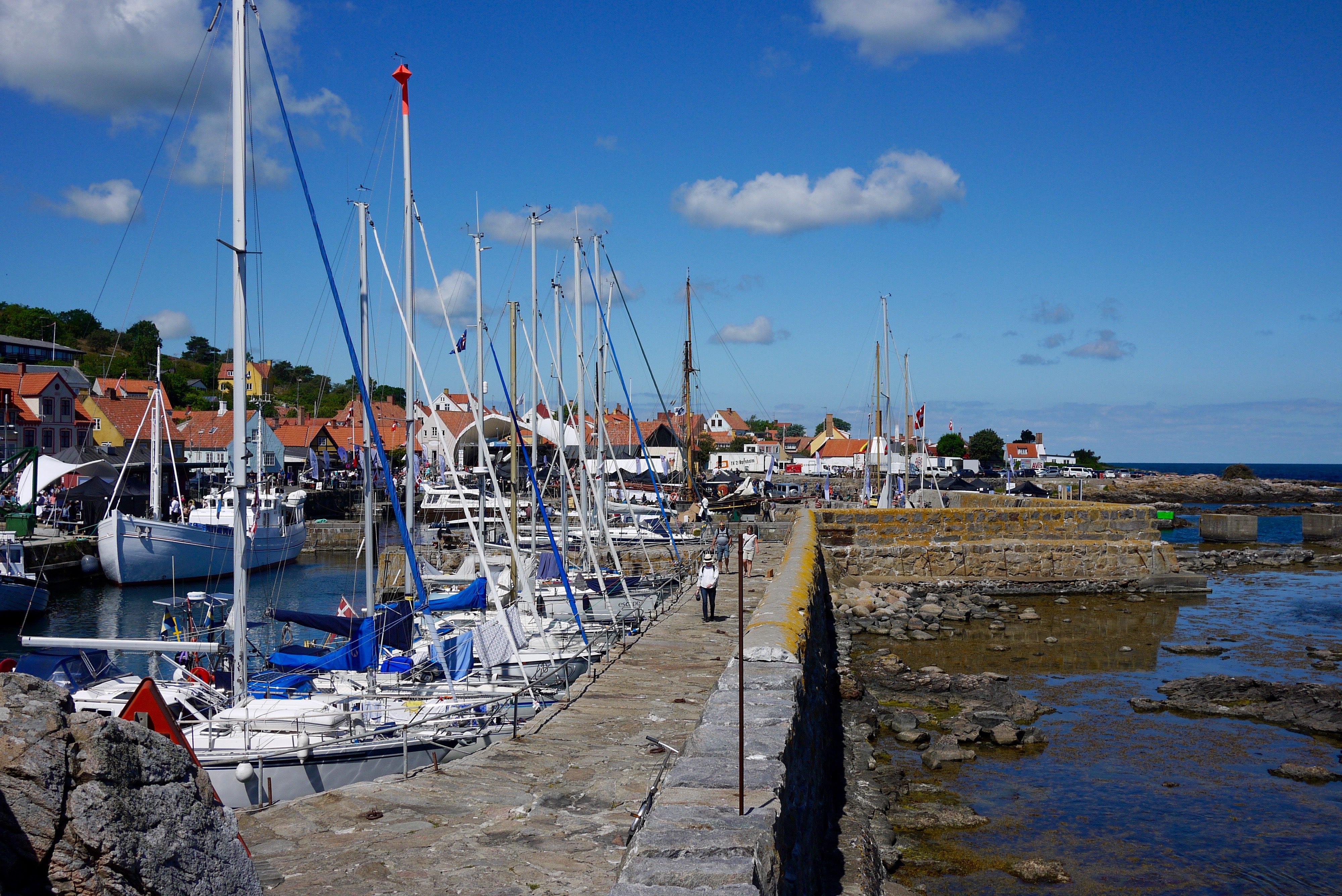 Bornholm, Sol över Gudhjem, tävling, kock, mat